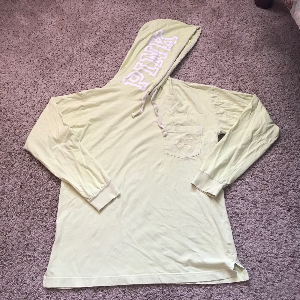 VS PINK | lime hoodie